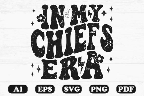 In My Chiefs Era T-shirt Design: Graphics for Crafts & Content